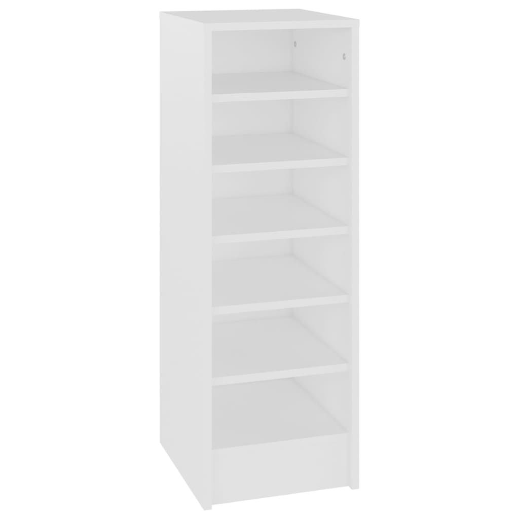 vidaXL Szafka na buty biała 31,5x35x90 cm Materiał Zdjęcie produktu 