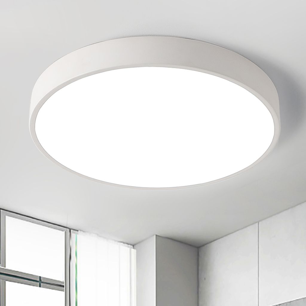 Ultraslim Deckenleuchte LED Badleuchte Deckenlampe Flurlampe Küche Lampe 12W-36W 