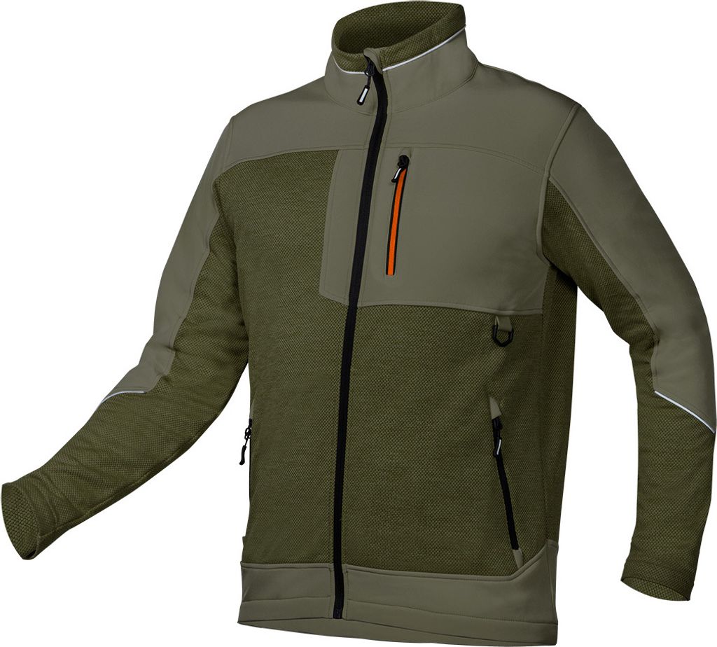 OUTDOOR Softshell-Sweatshirt, grün, Größe L