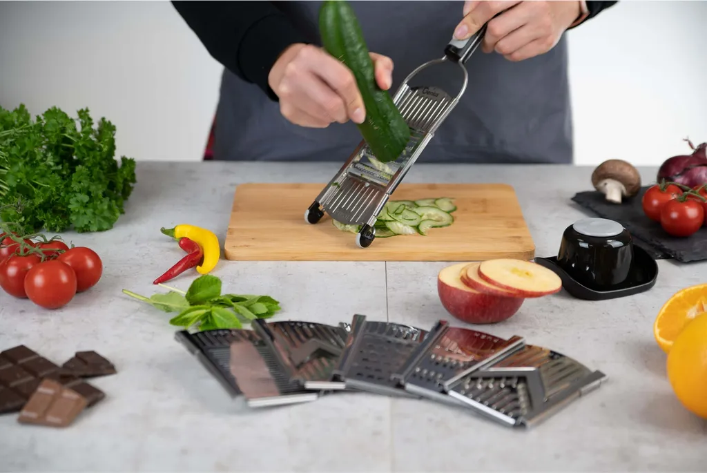 Mandoline manuelle réglable multifonction - Coupe-légumes professionnel - 6
