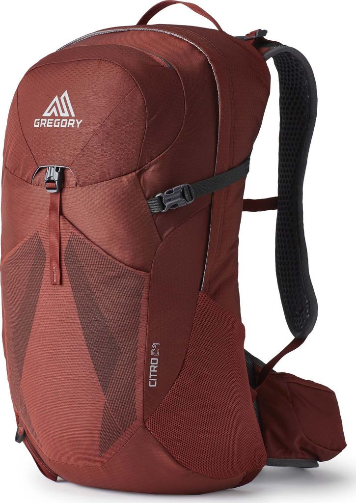 Gregory Herren Citro 24 Wanderrucksack (Volumen 24 Liter / Gewicht 0,92kg, Rückenlänge von 40,6 cm bis 53,3 cm) brick red