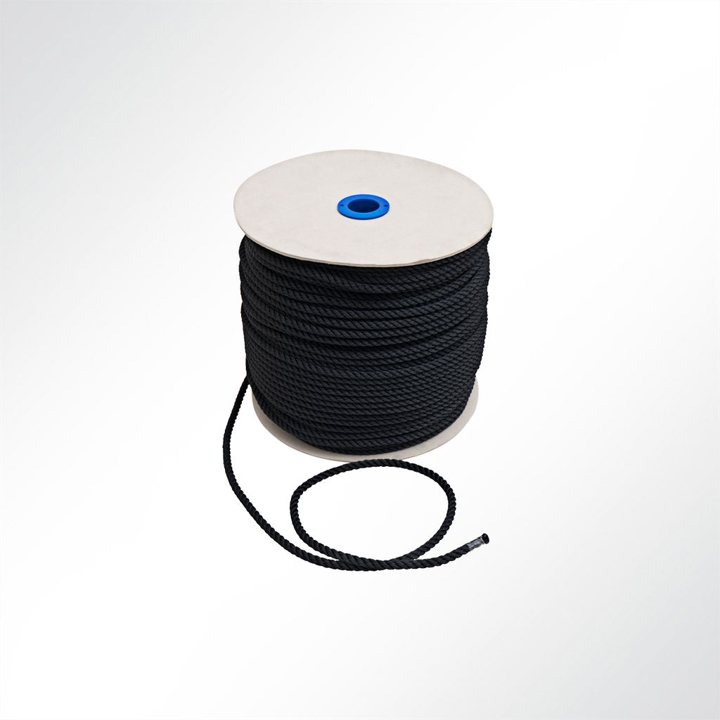 Polyester Seil Boot Ankerleine Festmacherleine Schnur Tau Abspannseil Zeltleine 3mm