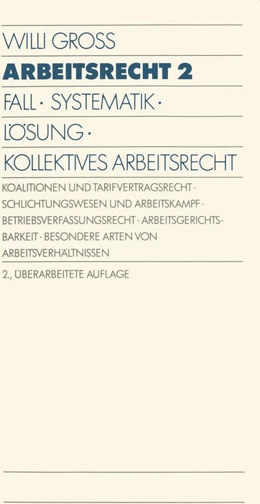Arbeitsrecht 2