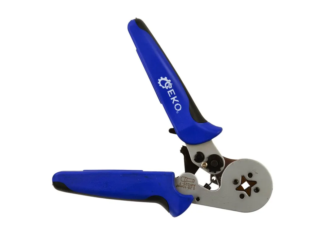 GEKO G01772 Pinza Crimpatrice per Puntalini - Ideale per Casa e Lavoro