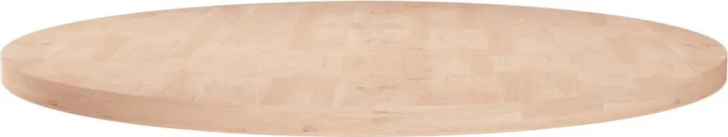 Piano Tavolo Rovere Massiccio Ø70x2,5 cm | Qualità Premium Selezione