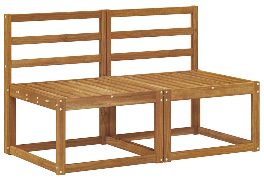 vidaXL 2 sztuki Sofa ogrodowa z litego drewna akacjowego Zdjęcie produktu 