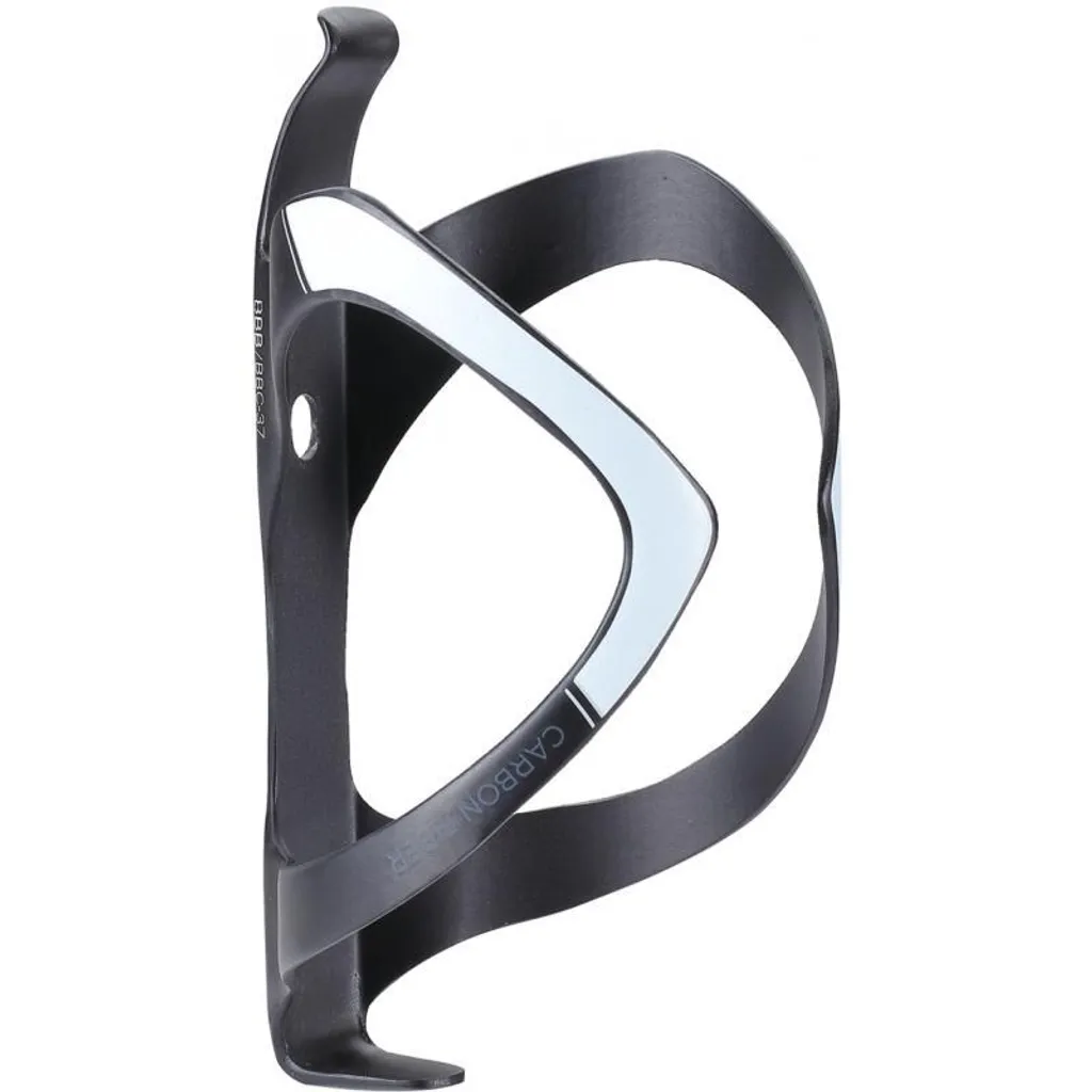 BBB BBC-37 FiberCage Noir et Blanc Porte-Gourde Carbone Ultra Robuste