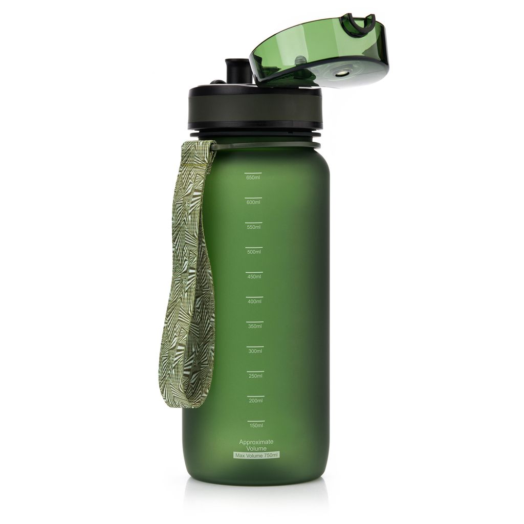Bidon sportowy Meteor 650 ml ciemnozielony Zdjęcie produktu 