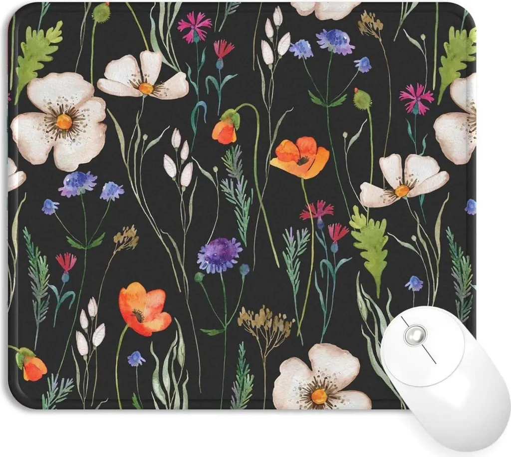 Tapis de Souris Gaming Compact 24x20 cm Giecy en Caoutchouc Naturel Noir