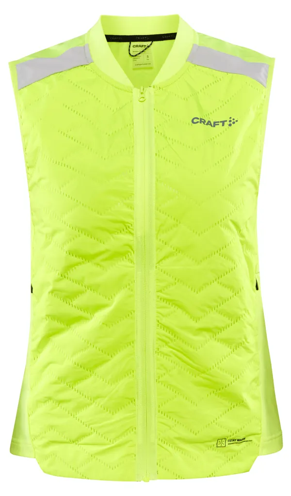 Gilet de Course à Pied Craft ADV SubZ Lumen Taille S avec Haute Visibilité