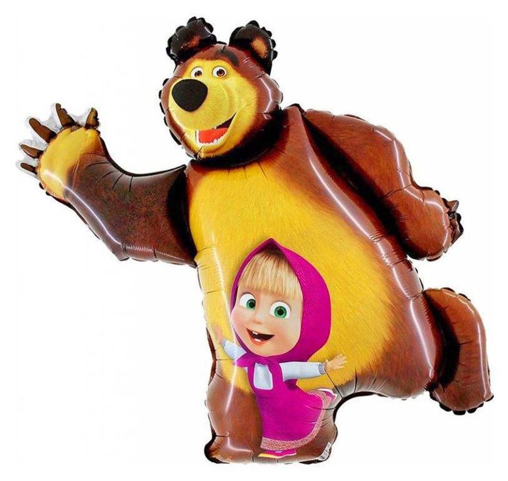 Máša a medveď - fóliový balónik - 35 cm Obrázok produktu 