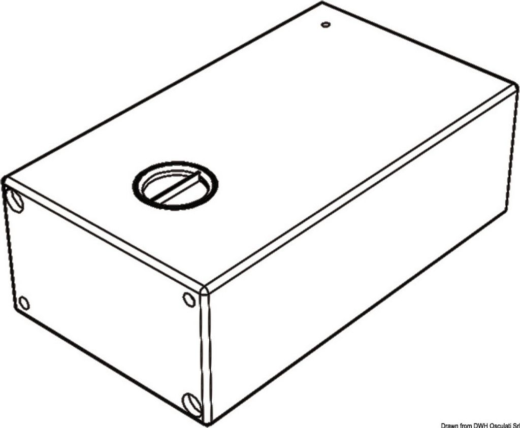130-Liter-Polyethylen-Abwassertank ISO 8099 Osculati Produktbild 