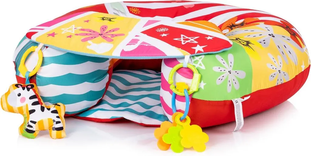Coussin de Jeu Bébé 2 en 1 - Doudou Géant et Support d'Assise Confort - 2