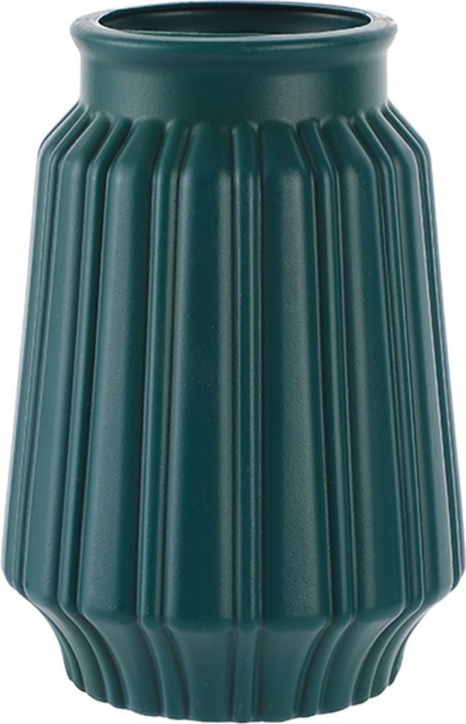 Kreative Blumenvase Dekorative Nordische Stil Imitation Keramik Blumenbehälter Wohnkultur Wohnkultur-Navy blau
