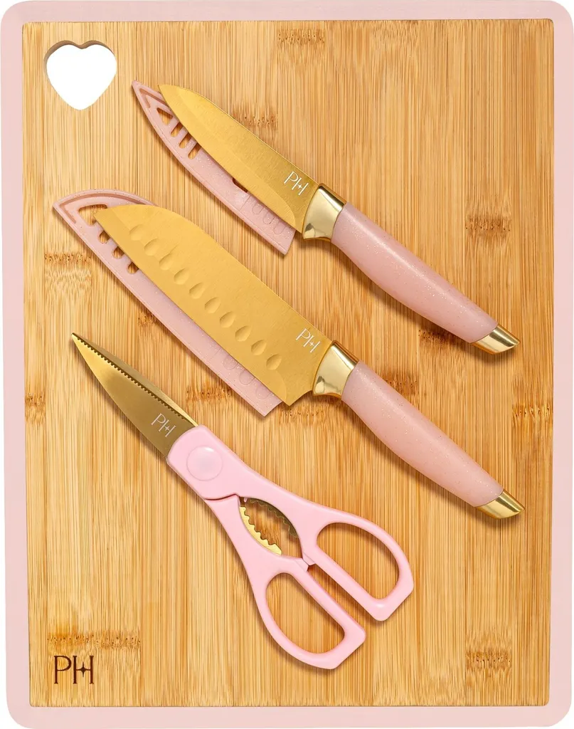 Recensione Set 6 Pezzi Paris Hilton: Coltelli e Tagliere in Bambù