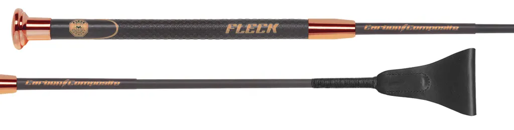 Canne Fleck ultralégère carbone composite finition or rose luxe