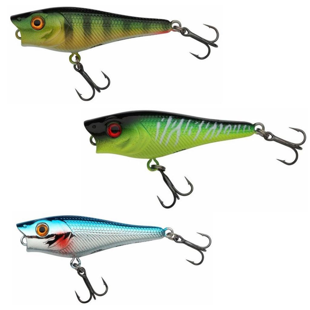 Berkley Pulse Pop 5cm 3,4g - Oberflächenköder, Popper, Farbe:Blue Flash