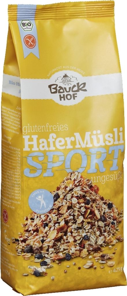 Bauckhof Hafer Müsli Protein glutenfrei(6x425g) Produktbild