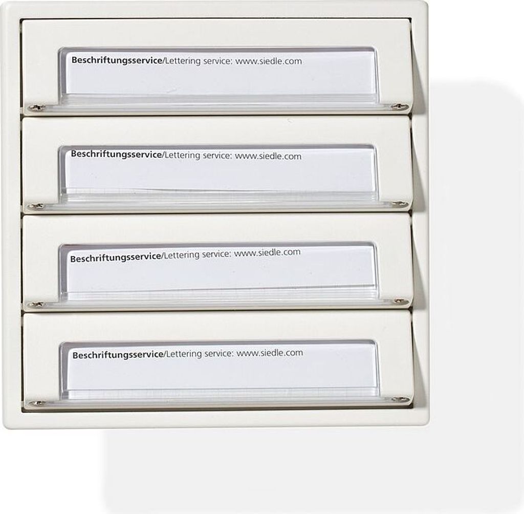 Siedle TM 511-04 W Tasten-Modul in Weiß