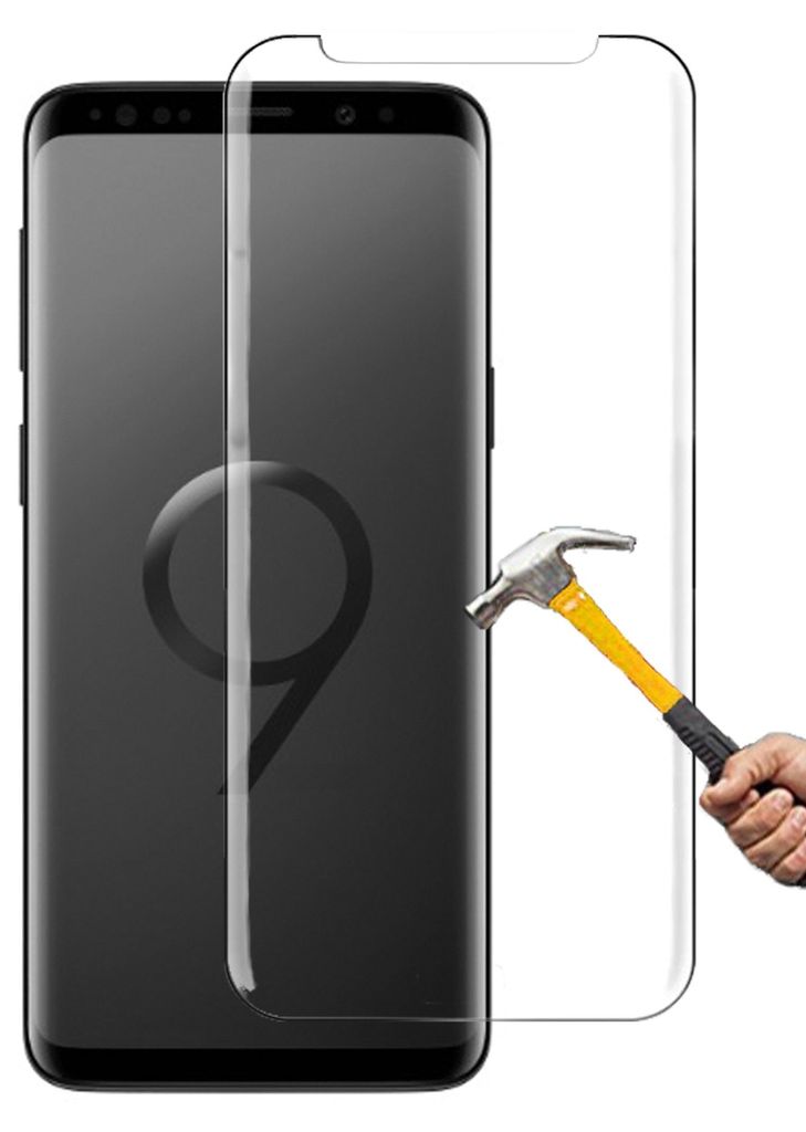 ino 3D Schutzglas für Samsung Galaxy S9 Panzerglas volle Abdeckung Full Displayfolie Displayschutzglas 9H Härte Handy