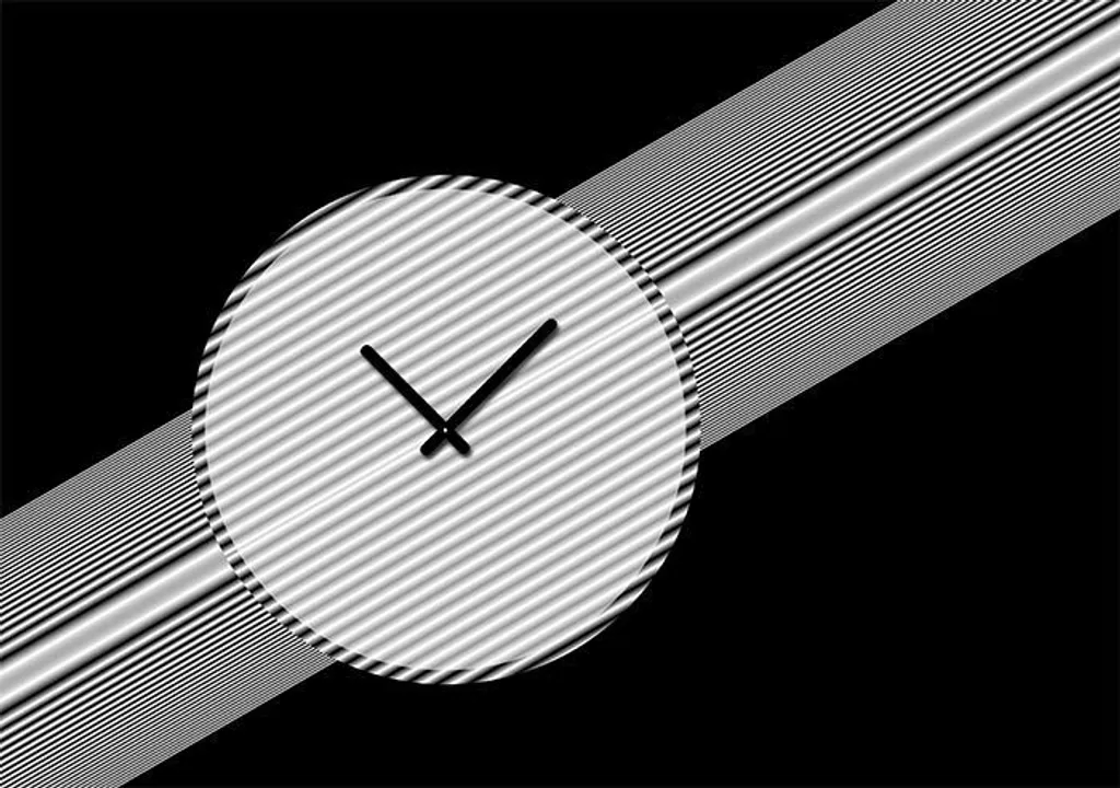 Orologio Parete Design Dixtime 4174 - 35x50cm Moderno e Silenzioso