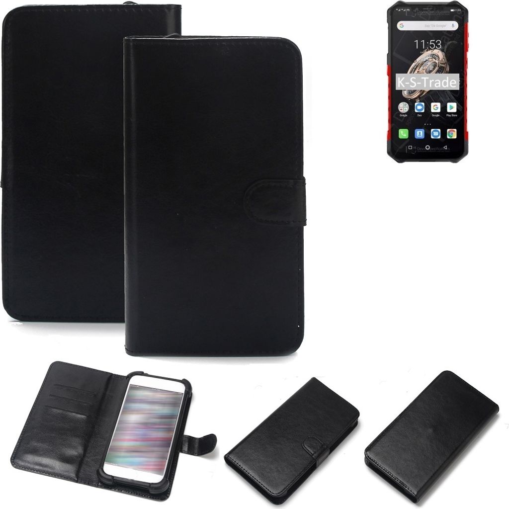 K-S-Trade Handyhülle Schutzhülle kompatibel mit Ulefone Armor 6S Handy Schutz Hülle Handyhülle Bumper schwarz 1x