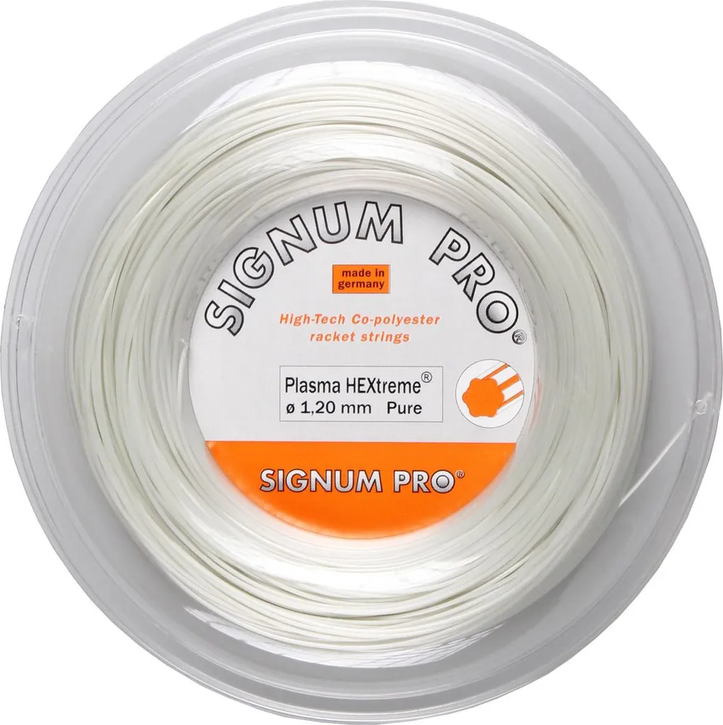 Bobine Cordage Tennis Plasma HEXtreme Pure 200m - Jauge 1.25mm Monofilament