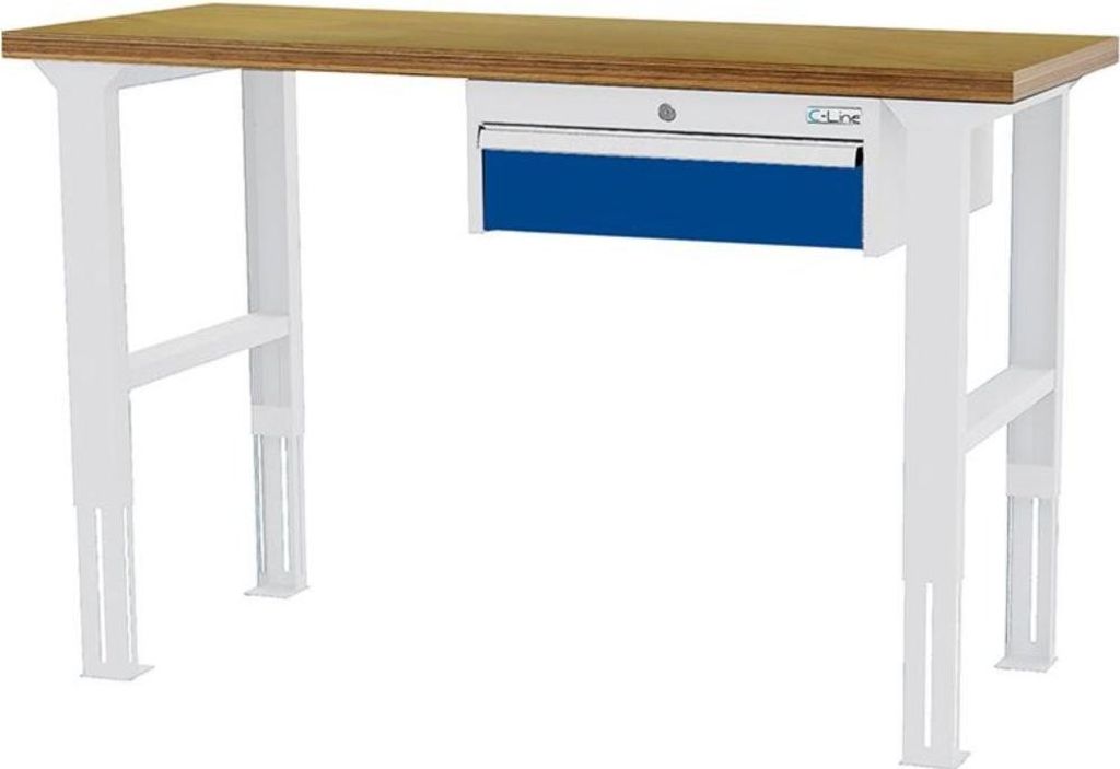 Forum Arbeitstisch B1500mm HV 1 Schbl. 7035/5010