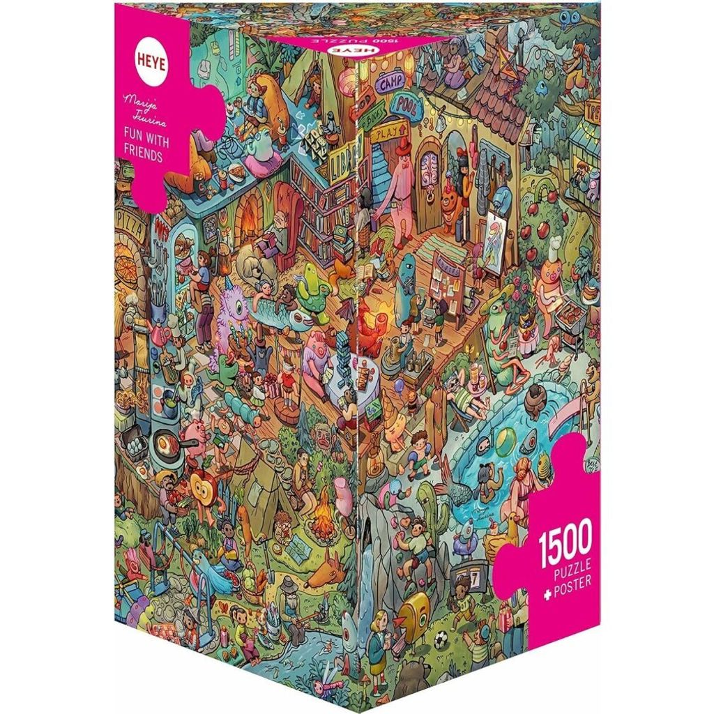 HEYE Puzzle Funß s přáteli 1500 dílků Obrázek produktu 