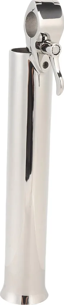 Support de canne à pêche inox 316 stable pour garde-corps bateau 22mm - 3