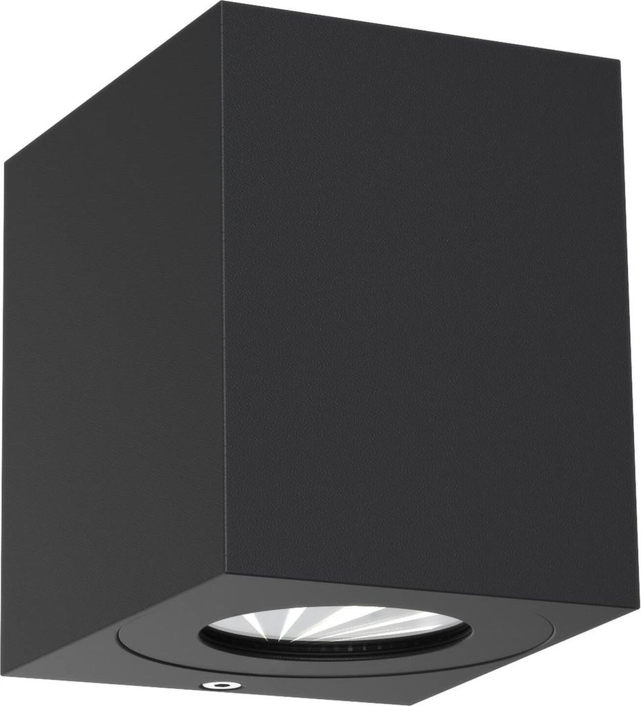 Nordlux Canto Kubi 2 Wandleuchte 10,6W GU10 Schwarz Produktbild 