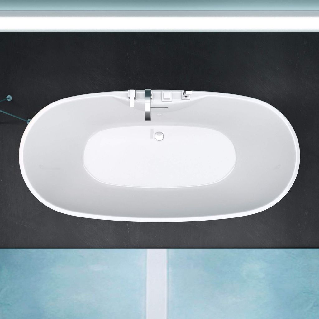 Mai & Mai Freistehende Badewanne Acryl Wanne Standbadewanne Produktbild 5