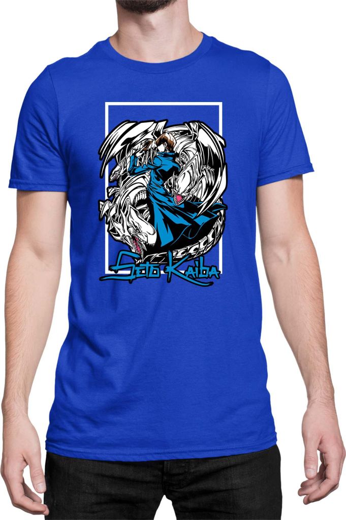 Herren T-Shirt Japan Manga Anime Comics Yu Gi 030, Man M / Blau
