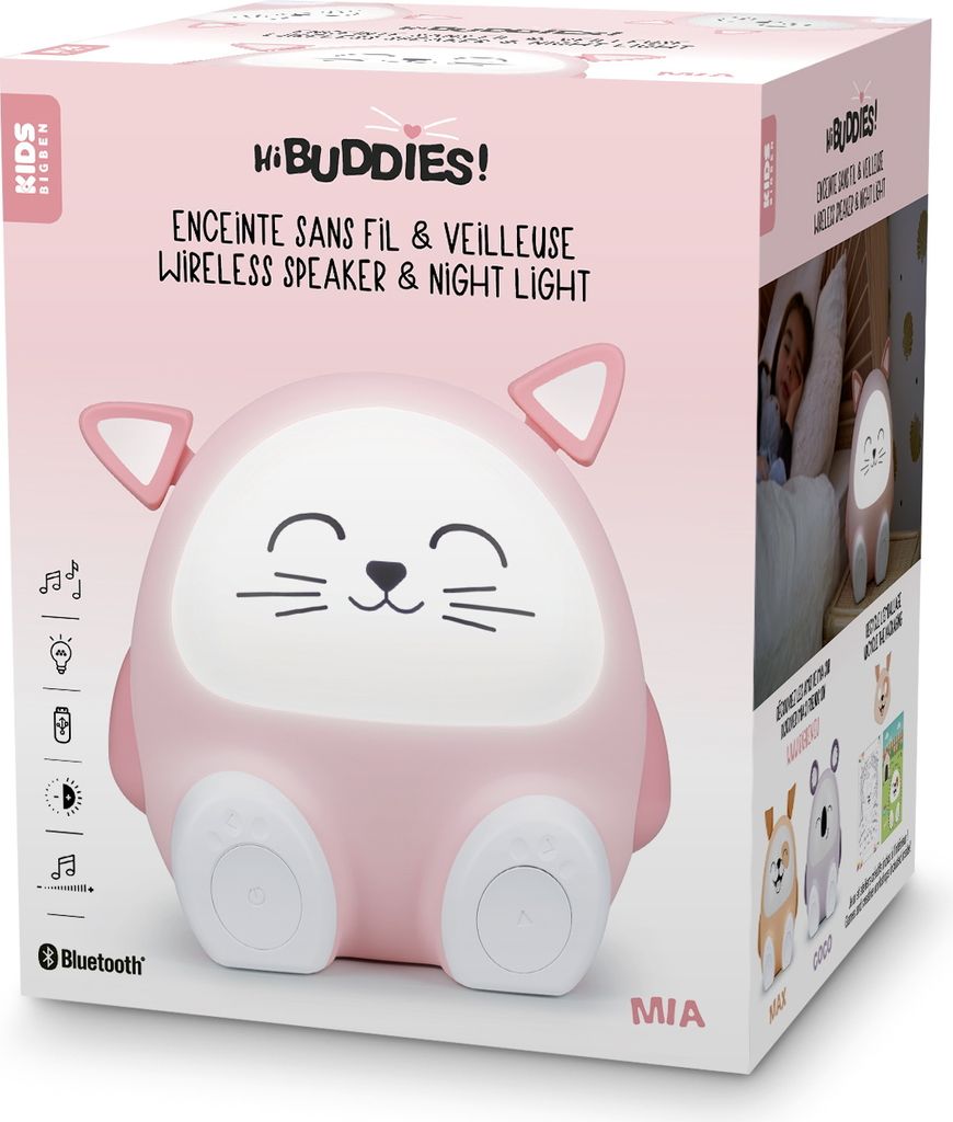 Enceintes Bluetooth portables Bigben BTKIDSCAT Image du produit 