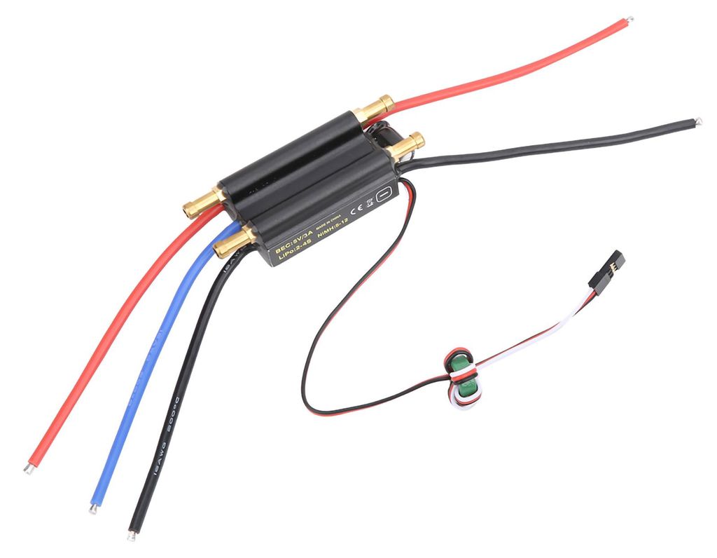 30A RC Boot Wasserdichter bürstenloser ESC-Elektrogeschwindigkeitsregler Zubehör für