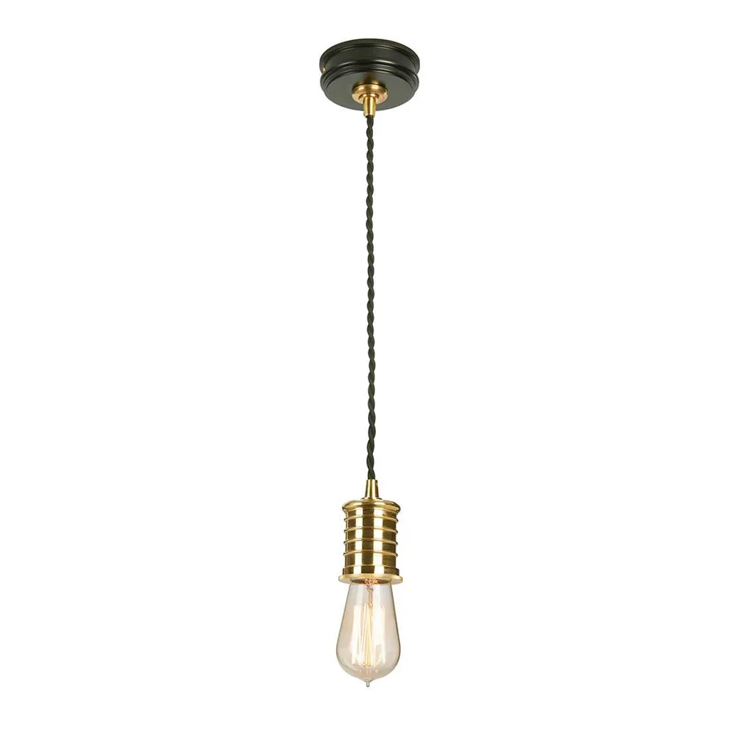 Suspension Elstead E27 - Solution d'éclairage rétro pour intérieur sombre