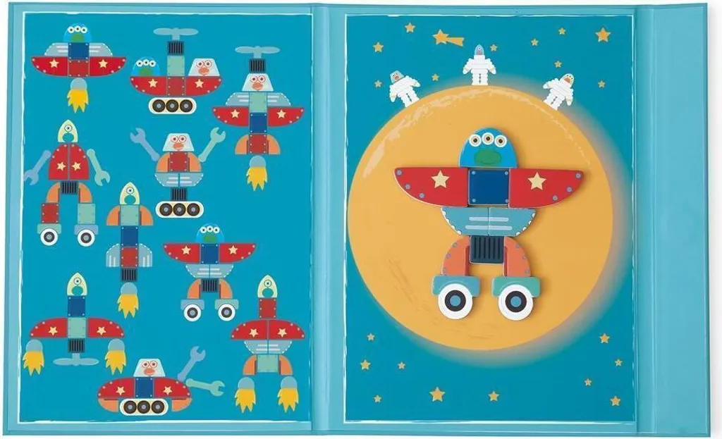 SCRATCH Jeu magnétique Espace : Puzzle éducatif voyage pour enfants