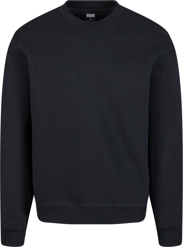 Urban Classics Sweatshirt Herren Fluffy Crewneck schwarz 5XL