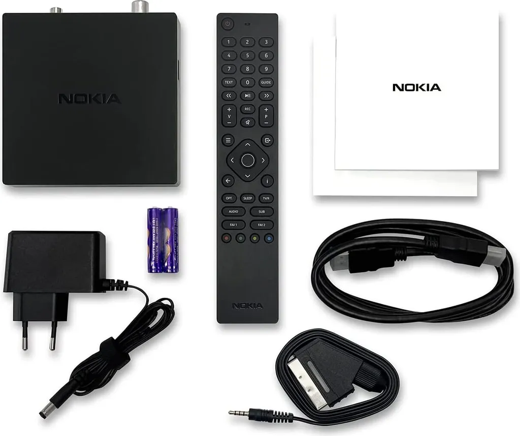 Décodeur TNT HD Nokia 6000 - Récepteur Terrestre Free-to-Air DVB-T2 - 5