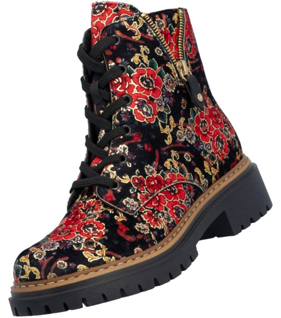 Rieker Damen Stiefelette Schwarz/Gemustert 72617-90 Image du produit 