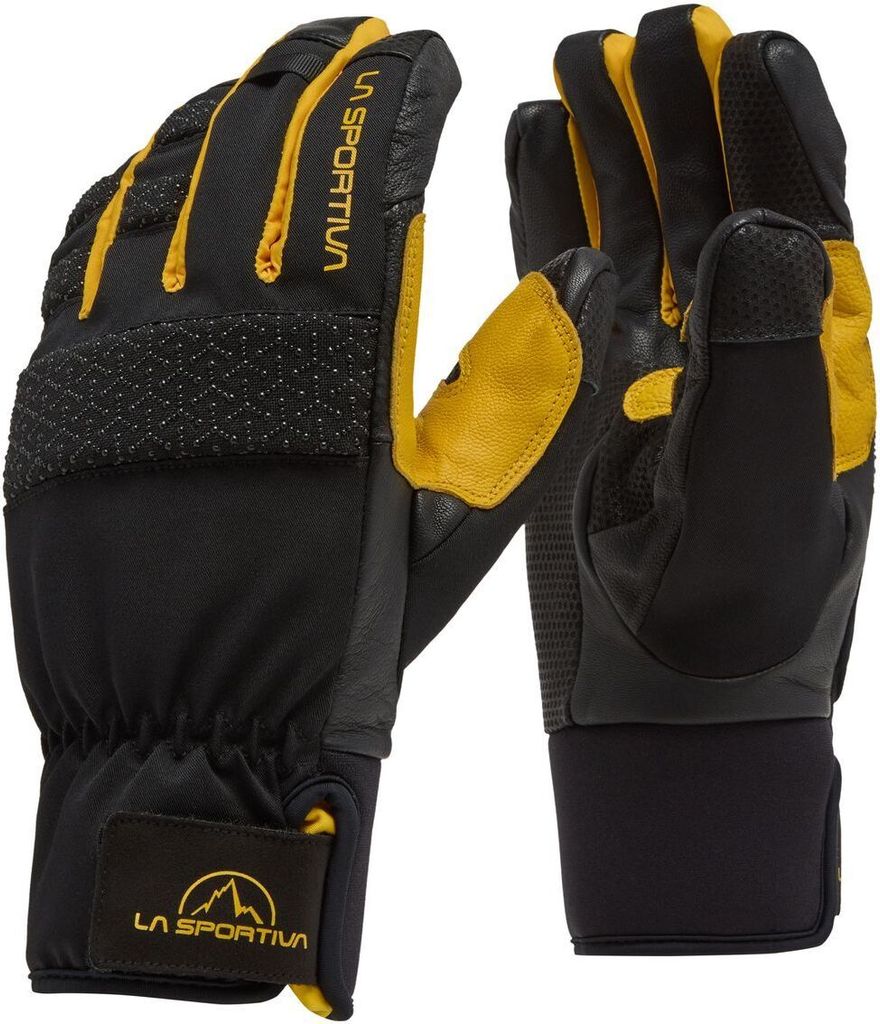 Supercouloir Insulated Gloves, Style Y78, Farbe 999100 Black/Yellow, Größe XL, La Sportiva