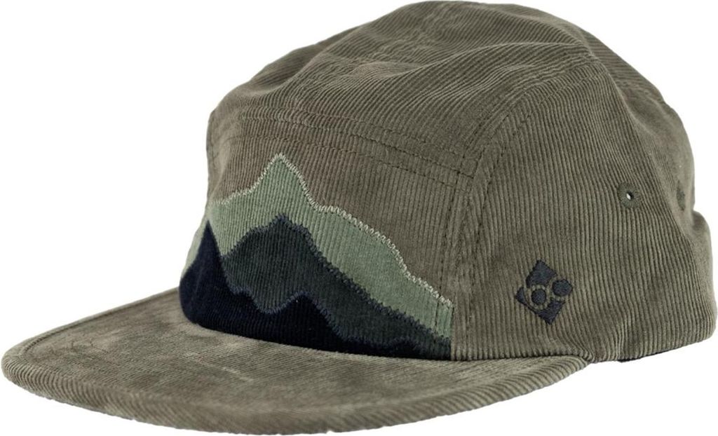 Bavarian Caps Uni 5-Panel Cap , Alpennebel - Dunkelgrün