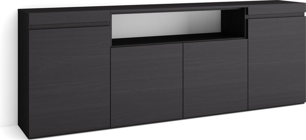 COZY Credenza, Mobile, Cucina, 200x35x75cm, 4 Porte, grande Immagine del prodotto 