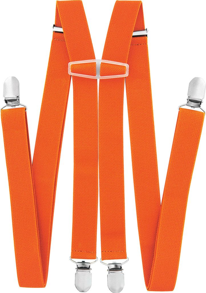 axy Herren Hosenträger 4 Stabile Clips H-Form 2,5cm Breit verstellbar und elastisch 120cm Lang