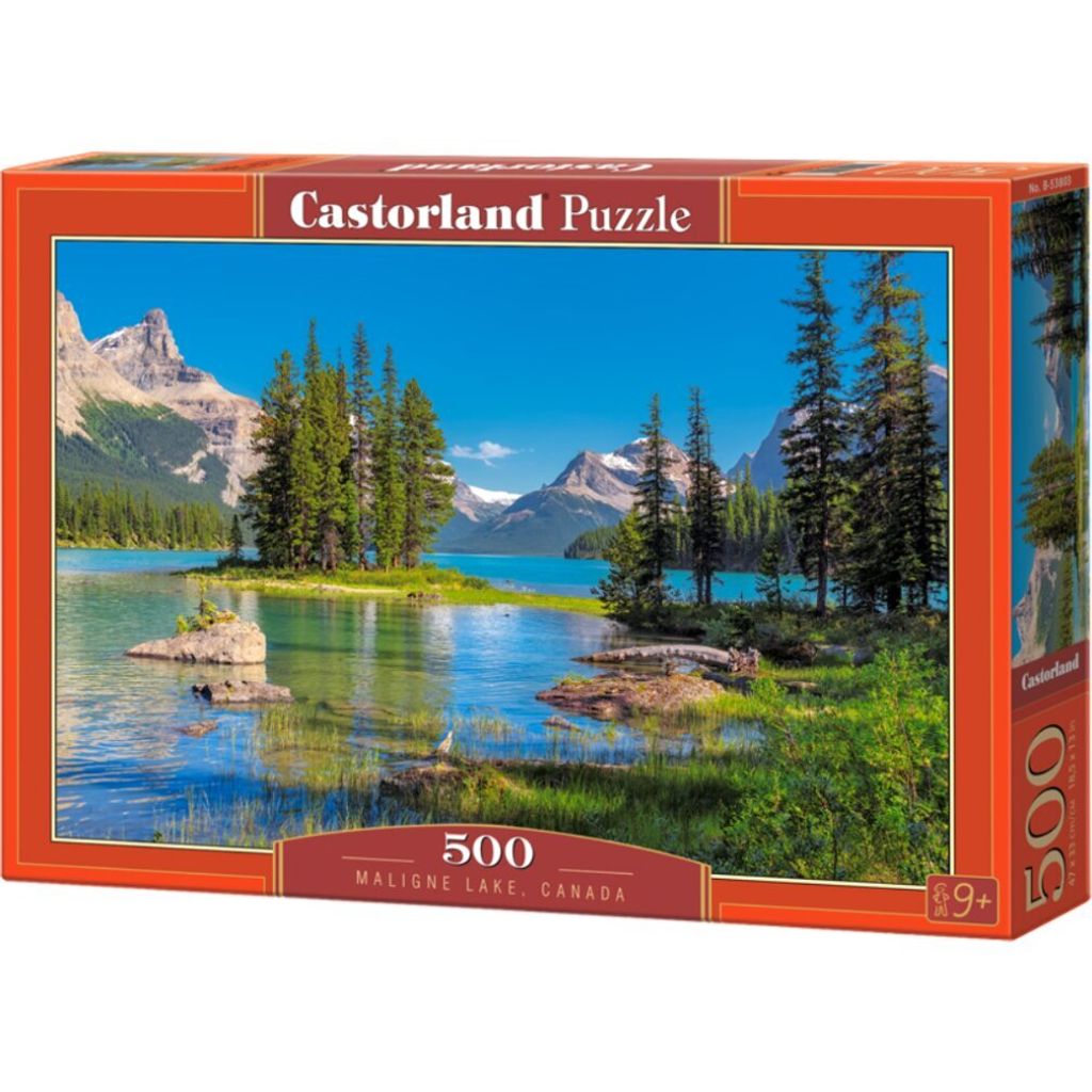 CASTORLAND Puzzle Maligne-See, Kanada 500 Teile Produktbild 