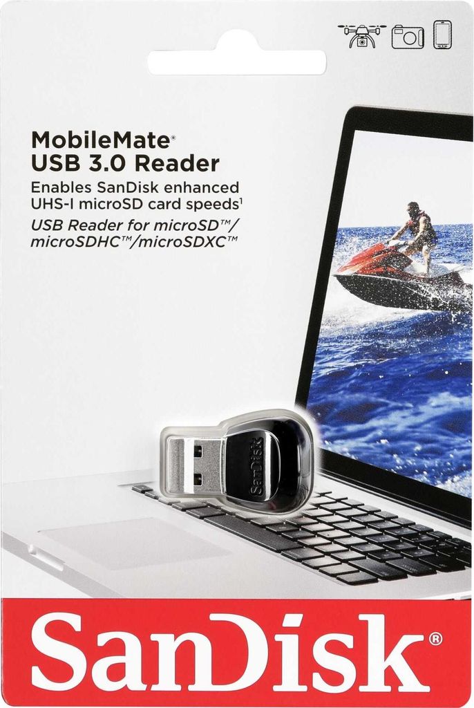 SanDisk Reader/Writer microSD UHS-I USB 3.0    Produktbild 
