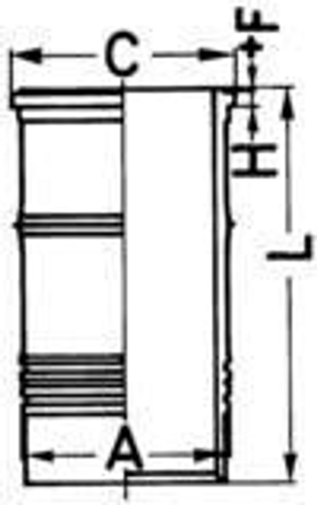 KOLBENSCHMIDT Zylinderlaufbuchse 89737110 9,03mm 218mm 123mm