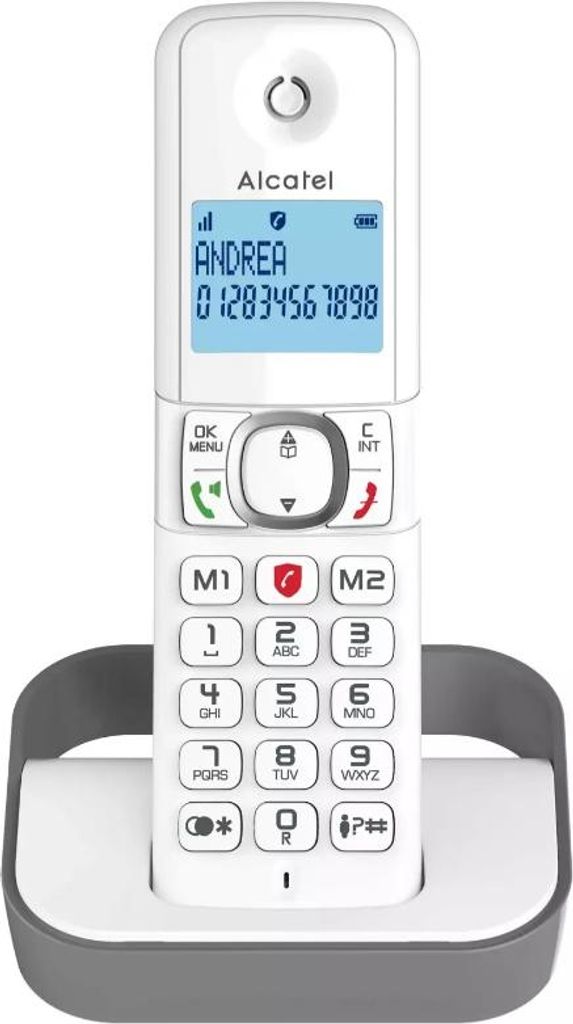 Dect.100mem.ml.bloc Appels.gris - Alcatel Image du produit 