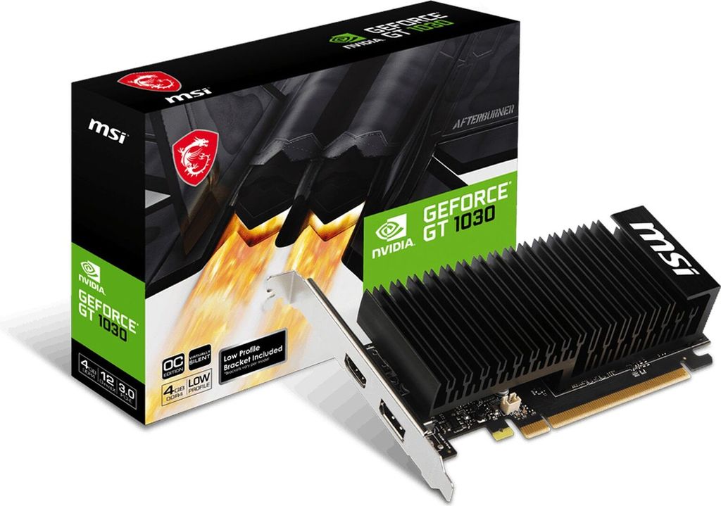 MSI GeForce GT 1030 4GHD4 LP OC Produktbild 