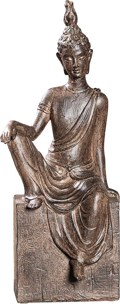 Figurine Bouddha marron 38 cm Gilde pour rompre la monotonie